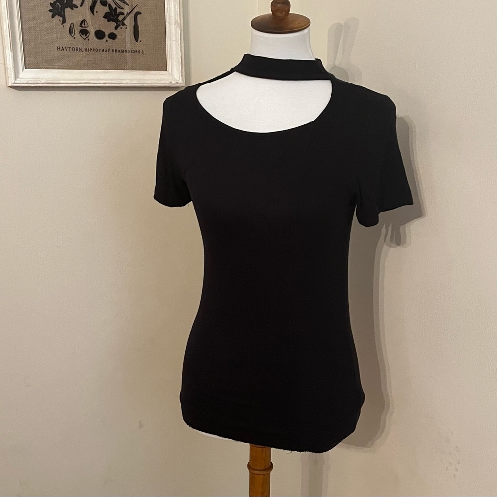Free People Black Tee
